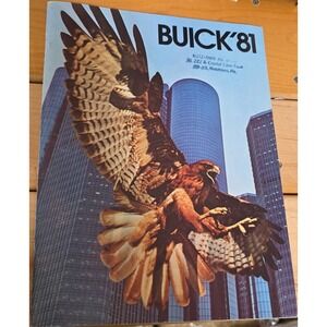 1981 Buick Full Line Sales Brochure Riviera Electra LeSabre Regal Skylark